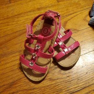 GENUINES SANDALS BABY GIRL SIZE 3 COLOR PINK